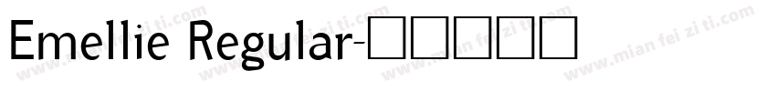Emellie Regular字体转换